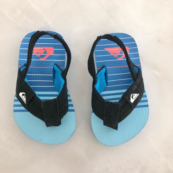Quiksilver Toddler's Molokai Layback Sandals Size 3 Infant/ Toddler Kids Shoe - Picture 2 of 6